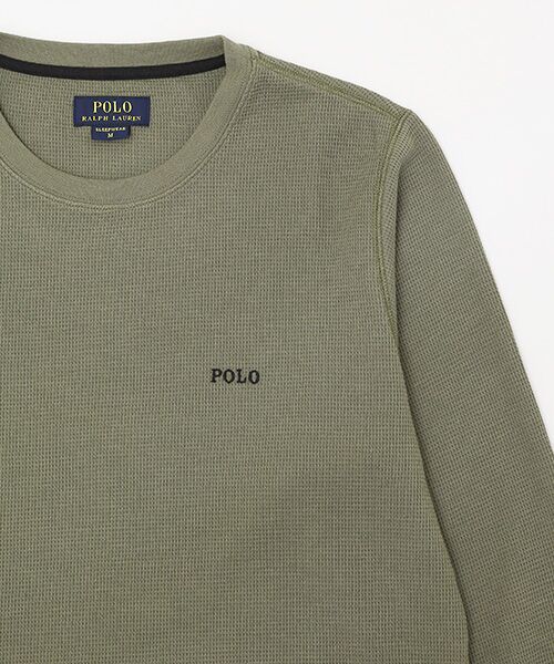 POLO RALPH LAUREN UNDERWEAR SLEEPWEAR / ポロ ラルフ ローレン アンダーウェア スリープウェア ルームウェア | ワッフルロングスリーブクルーネック | 詳細4
