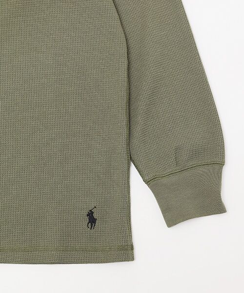 POLO RALPH LAUREN UNDERWEAR SLEEPWEAR / ポロ ラルフ ローレン アンダーウェア スリープウェア ルームウェア | ワッフルロングスリーブクルーネック | 詳細5