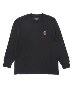 POLO RALPH LAUREN UNDERWEAR SLEEPWEAR / ポロ ラルフ ローレン アンダーウェア スリープウェア ルームウェア | ワッフルロングスリーブクルーネック ホリデーベア刺繍