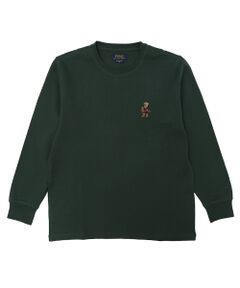 POLO RALPH LAUREN UNDERWEAR SLEEPWEAR / ポロ ラルフ ローレン アンダーウェア スリープウェア ルームウェア | ワッフルロングスリーブクルーネック ホリデーベア刺繍