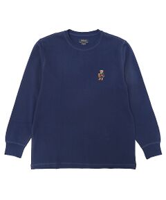 POLO RALPH LAUREN UNDERWEAR SLEEPWEAR / ポロ ラルフ ローレン アンダーウェア スリープウェア ルームウェア | ワッフルロングスリーブクルーネック ホリデーベア刺繍