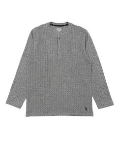 POLO RALPH LAUREN UNDERWEAR SLEEPWEAR / ポロ ラルフ ローレン アンダーウェア スリープウェア ルームウェア | ヘリンボーン ヘンリーネック ロングスリーブヘンリーネック