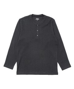 POLO RALPH LAUREN UNDERWEAR SLEEPWEAR / ポロ ラルフ ローレン アンダーウェア スリープウェア ルームウェア | ヘリンボーン ヘンリーネック ロングスリーブヘンリーネック