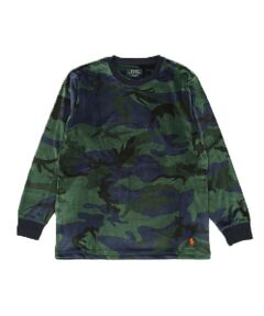 POLO RALPH LAUREN UNDERWEAR SLEEPWEAR / ポロ ラルフ ローレン アンダーウェア スリープウェア ルームウェア | ブラッシュドベロア ロングスリーブクルーネック