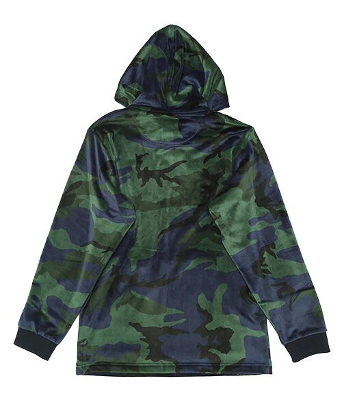 POLO RALPH LAUREN UNDERWEAR SLEEPWEAR / ポロ ラルフ ローレン アンダーウェア スリープウェア ルームウェア | ブラッシュドベロア ロングスリーブフーディー | 詳細2