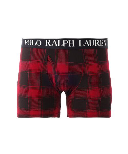 POLO RALPH LAUREN UNDERWEAR SLEEPWEAR / ポロ ラルフ ローレン アンダーウェア スリープウェア ボクサーパンツ・ブリーフ | ボクサーブリーフ オンブレプリント（レッド）