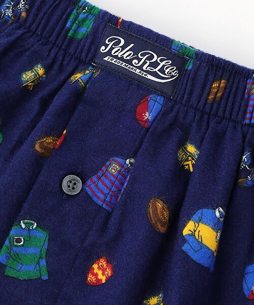 POLO RALPH LAUREN UNDERWEAR SLEEPWEAR / ポロ ラルフ ローレン アンダーウェア スリープウェア トランクス | フランネルトランクス ラグビーコンボプリント | 詳細2