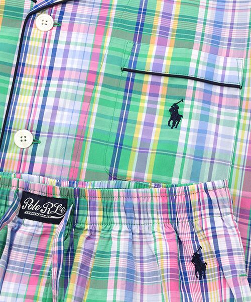 POLO RALPH LAUREN UNDERWEAR SLEEPWEAR / ポロ ラルフ ローレン アンダーウェア スリープウェア ルームウェア | パジャマ グリーンデールチェック | 詳細3
