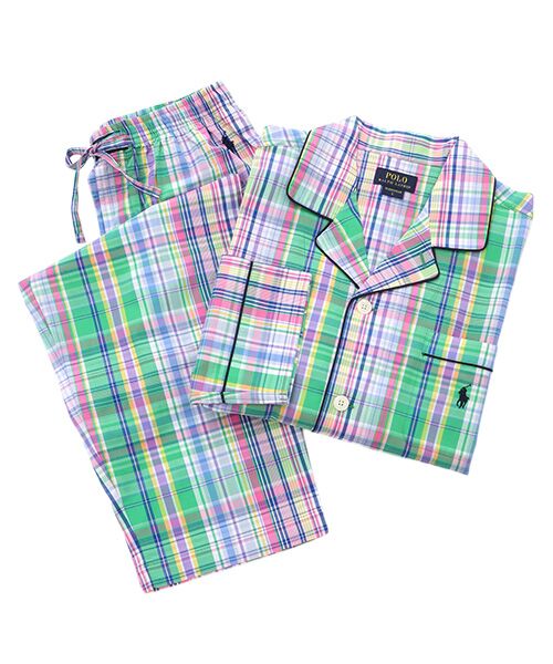 POLO RALPH LAUREN UNDERWEAR SLEEPWEAR / ポロ ラルフ ローレン アンダーウェア スリープウェア ルームウェア | パジャマ グリーンデールチェック（グリーン）