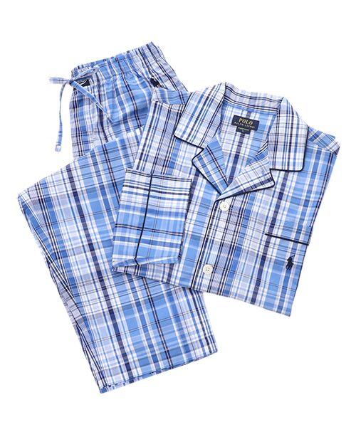 POLO RALPH LAUREN UNDERWEAR SLEEPWEAR / ポロ ラルフ ローレン アンダーウェア スリープウェア ルームウェア | パジャマ ロビンソンチェック（ブルー）