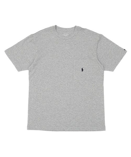 POLO RALPH LAUREN UNDERWEAR SLEEPWEAR / ポロ ラルフ ローレン アンダーウェア スリープウェア ルームウェア | メッシュピケ クルーネック ショートスリーブシャツ（ヘザーグレー）