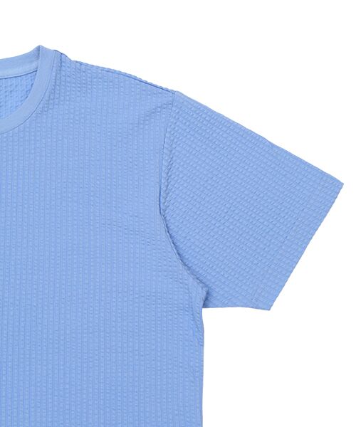 POLO RALPH LAUREN UNDERWEAR SLEEPWEAR / ポロ ラルフ ローレン アンダーウェア スリープウェア ルームウェア | ニットシアサッカー クルーネックポケットショートスリーブシャツ | 詳細3