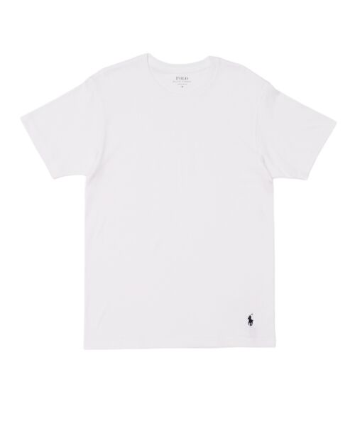 POLO RALPH LAUREN UNDERWEAR SLEEPWEAR / ポロ ラルフ ローレン アンダーウェア スリープウェア ボクサーパンツ・ブリーフ | クラシックフィット クルーネックアンダーシャツ（ホワイト）