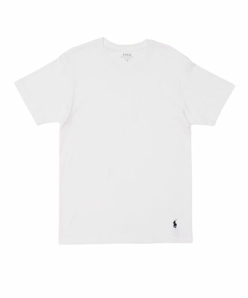 POLO RALPH LAUREN UNDERWEAR SLEEPWEAR / ポロ ラルフ ローレン アンダーウェア スリープウェア ボクサーパンツ・ブリーフ | クラシックフィット クルーネックアンダーシャツ（ホワイト）