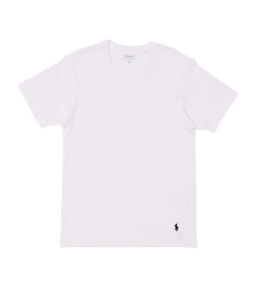 POLO RALPH LAUREN UNDERWEAR SLEEPWEAR / ポロ ラルフ ローレン アンダーウェア スリープウェア ボクサーパンツ・ブリーフ | クラシックフィット Vネック アンダーシャツ（ホワイト）