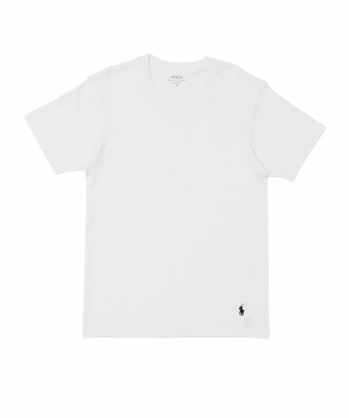 POLO RALPH LAUREN UNDERWEAR SLEEPWEAR / ポロ ラルフ ローレン アンダーウェア スリープウェア ボクサーパンツ・ブリーフ | クラシックフィット Vネック アンダーシャツ（ホワイト）