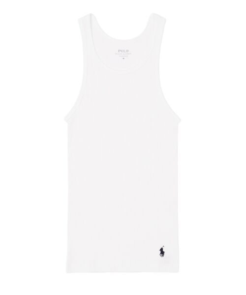 POLO RALPH LAUREN UNDERWEAR SLEEPWEAR / ポロ ラルフ ローレン アンダーウェア スリープウェア ボクサーパンツ・ブリーフ | クラシックフィット タンクトップ（ホワイト）