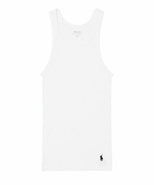 POLO RALPH LAUREN UNDERWEAR SLEEPWEAR / ポロ ラルフ ローレン アンダーウェア スリープウェア ボクサーパンツ・ブリーフ | クラシックフィット タンクトップ（ホワイト）