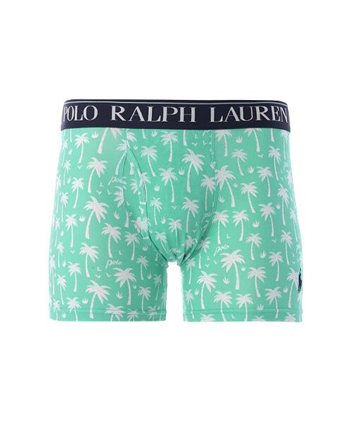 POLO RALPH LAUREN UNDERWEAR SLEEPWEAR / ポロ ラルフ ローレン アンダーウェア スリープウェア ボクサーパンツ・ブリーフ | ボクサーブリーフ サマープリント（グリーン）