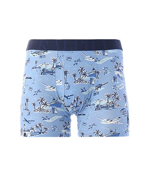 POLO RALPH LAUREN UNDERWEAR SLEEPWEAR / ポロ ラルフ ローレン アンダーウェア スリープウェア ボクサーパンツ・ブリーフ | ボクサーブリーフ サマープリント（サックス）