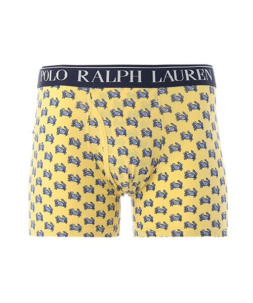 POLO RALPH LAUREN UNDERWEAR SLEEPWEAR / ポロ ラルフ ローレン アンダーウェア スリープウェア ボクサーパンツ・ブリーフ | ボクサーブリーフ クラブコンボプリント（イエロー）