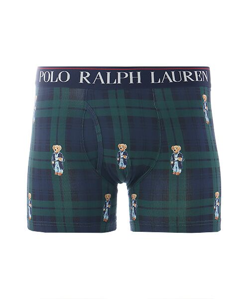 POLO RALPH LAUREN UNDERWEAR SLEEPWEAR / ポロ ラルフ ローレン アンダーウェア スリープウェア ボクサーパンツ・ブリーフ | ボクサーブリーフ モーニングローブベア オールオーバープリント（ダークグリーン）