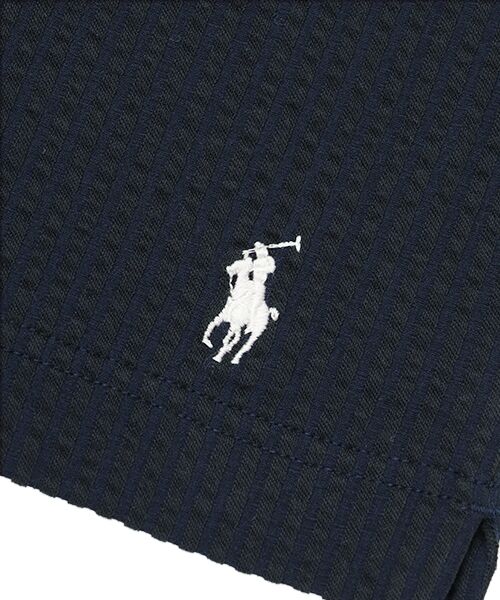 POLO RALPH LAUREN UNDERWEAR SLEEPWEAR / ポロ ラルフ ローレン アンダーウェア スリープウェア ルームウェア | ニットシアサッカー ジョニーカラー ショートスリーブシャツ | 詳細1
