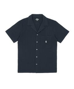 POLO RALPH LAUREN UNDERWEAR SLEEPWEAR / ポロ ラルフ ローレン アンダーウェア スリープウェア ルームウェア | ニットシアサッカー PJトップ ショートスリープ