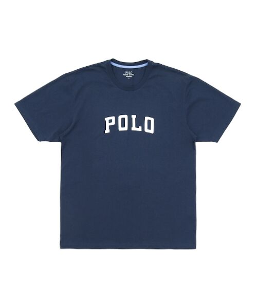 POLO RALPH LAUREN UNDERWEAR SLEEPWEAR / ポロ ラルフ ローレン アンダーウェア スリープウェア ルームウェア | ショートスリーブクルーネックシャツ ロゴプリント（ネイビー）