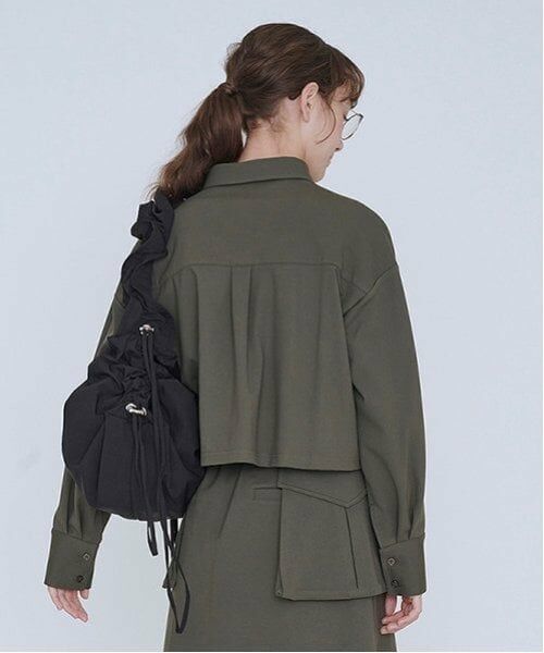 POM PONETTE AMI / ポンポネット アミ ショルダーバッグ | 【AMI】マルチウェイギャザーショルダーバッグ | 詳細3