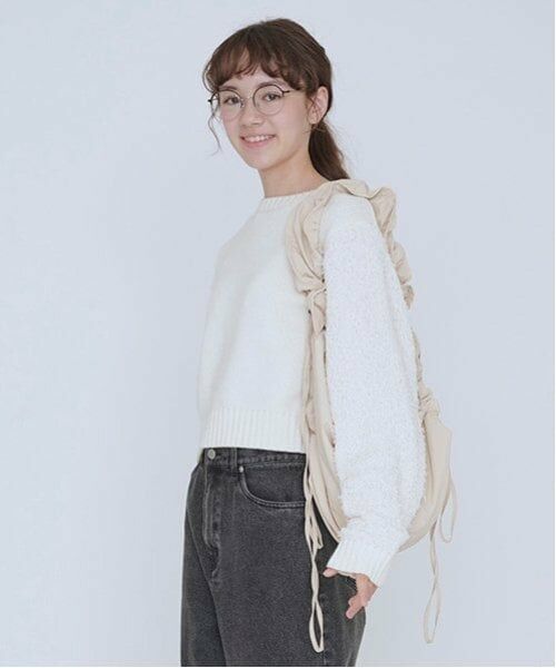 POM PONETTE AMI / ポンポネット アミ ショルダーバッグ | 【AMI】マルチウェイギャザーショルダーバッグ | 詳細6