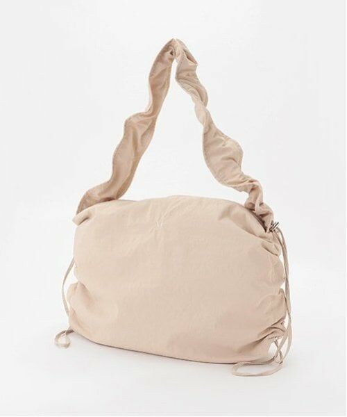 POM PONETTE AMI / ポンポネット アミ ショルダーバッグ | 【AMI】マルチウェイギャザーショルダーバッグ（ベージュ）