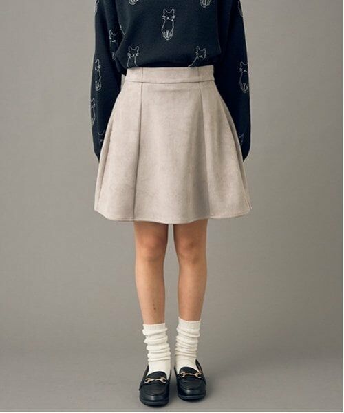 POM PONETTE AMI / ポンポネット アミ ショート・ハーフ・半端丈パンツ | 【AMI】ポンチスエードスカパン | 詳細3