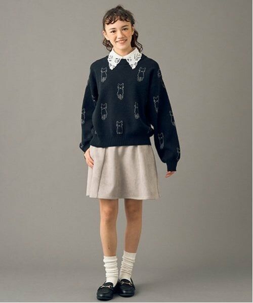 POM PONETTE AMI / ポンポネット アミ ショート・ハーフ・半端丈パンツ | 【AMI】ポンチスエードスカパン | 詳細5