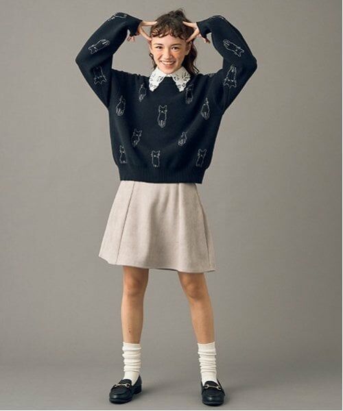 POM PONETTE AMI / ポンポネット アミ ショート・ハーフ・半端丈パンツ | 【AMI】ポンチスエードスカパン | 詳細8