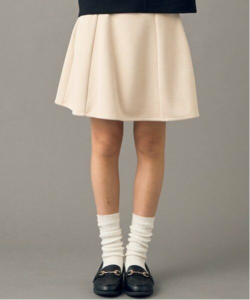 POM PONETTE AMI / ポンポネット アミ ショート・ハーフ・半端丈パンツ | 【AMI】ポンチスエードスカパン（アイボリー）