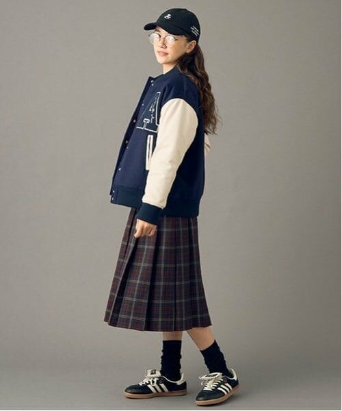 POM PONETTE AMI / ポンポネット アミ ミニ・ひざ丈スカート | 【AMI】ミドル丈チェックプリーツスカート | 詳細11