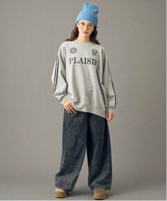 POM PONETTE AMI / ポンポネット アミ その他パンツ | 【AMI】パールフックデニムワイドパンツ