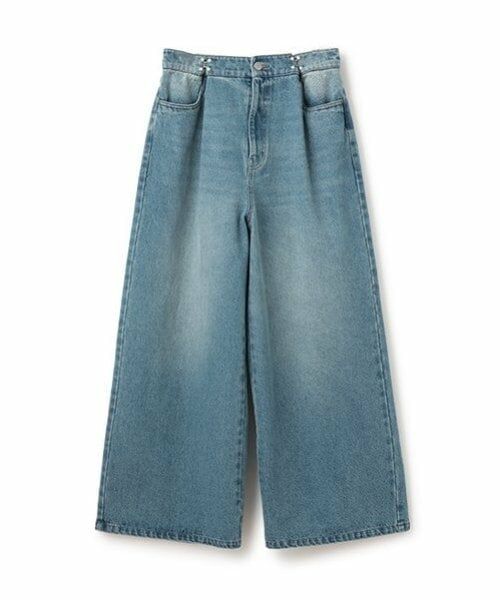 POM PONETTE AMI / ポンポネット アミ その他パンツ | 【AMI】パールフックデニムワイドパンツ | 詳細1