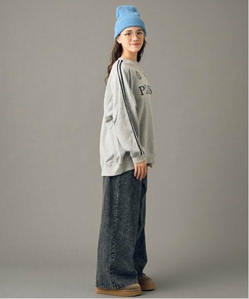 POM PONETTE AMI / ポンポネット アミ その他パンツ | 【AMI】パールフックデニムワイドパンツ | 詳細14