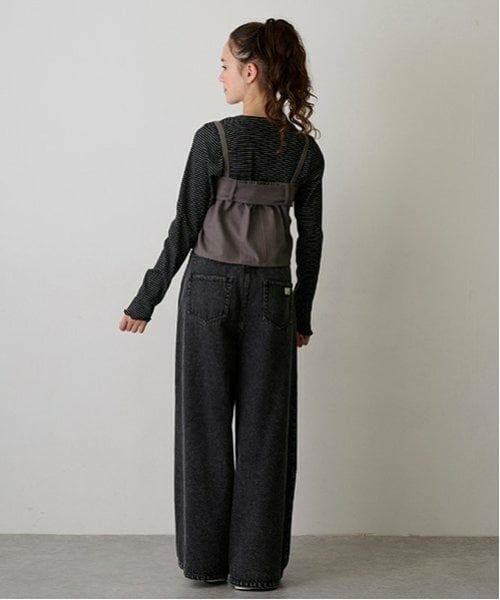 POM PONETTE AMI / ポンポネット アミ その他パンツ | 【AMI】パールフックデニムワイドパンツ | 詳細16