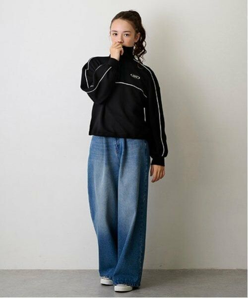 POM PONETTE AMI / ポンポネット アミ その他パンツ | 【AMI】パールフックデニムワイドパンツ | 詳細19