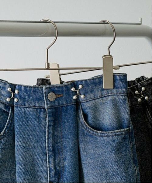 POM PONETTE AMI / ポンポネット アミ その他パンツ | 【AMI】パールフックデニムワイドパンツ | 詳細22