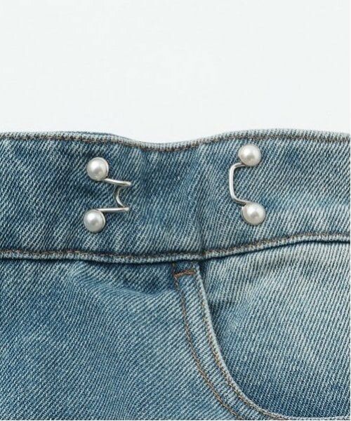 POM PONETTE AMI / ポンポネット アミ その他パンツ | 【AMI】パールフックデニムワイドパンツ | 詳細6