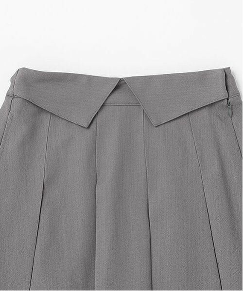 POM PONETTE AMI / ポンポネット アミ ショート・ハーフ・半端丈パンツ | 【AMI】ウエスト折り返しプリーツスカパン | 詳細16