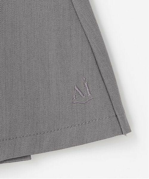 POM PONETTE AMI / ポンポネット アミ ショート・ハーフ・半端丈パンツ | 【AMI】ウエスト折り返しプリーツスカパン | 詳細20