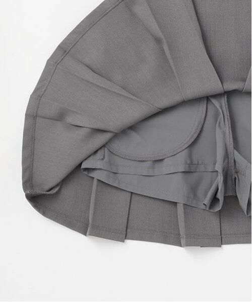 POM PONETTE AMI / ポンポネット アミ ショート・ハーフ・半端丈パンツ | 【AMI】ウエスト折り返しプリーツスカパン | 詳細21