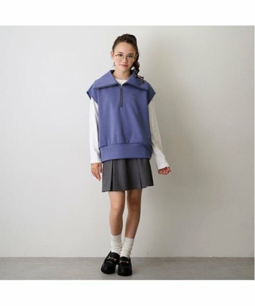 POM PONETTE AMI / ポンポネット アミ ショート・ハーフ・半端丈パンツ | 【AMI】ウエスト折り返しプリーツスカパン | 詳細3