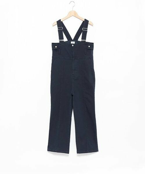 POM PONETTE AMI / ポンポネット アミ サロペット・オールインワン | 【AMI】ハイウエストサロペット（紺）