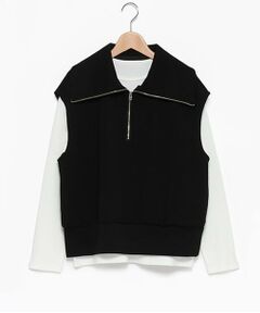 POM PONETTE AMI / ポンポネット アミ その他トップス | 【AMI】ダンボールハーフジップTシャツセット